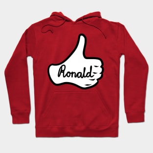 Men name Ronald Hoodie